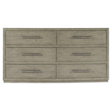 Hooker Furniture Linville Falls Chimney Gap Six Drawer Dresser