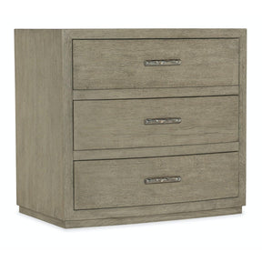 Linville Falls Ashford Three-Drawer Nightstand Mink – Hooker Furniture