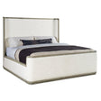 Linville Falls Upholstered Bed in Mink and Charred Black | Hooker Furniture