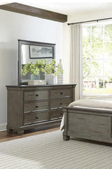 Homelegance - Weaver Dresser With Mirror In Antique Gray - 1626Gy-6