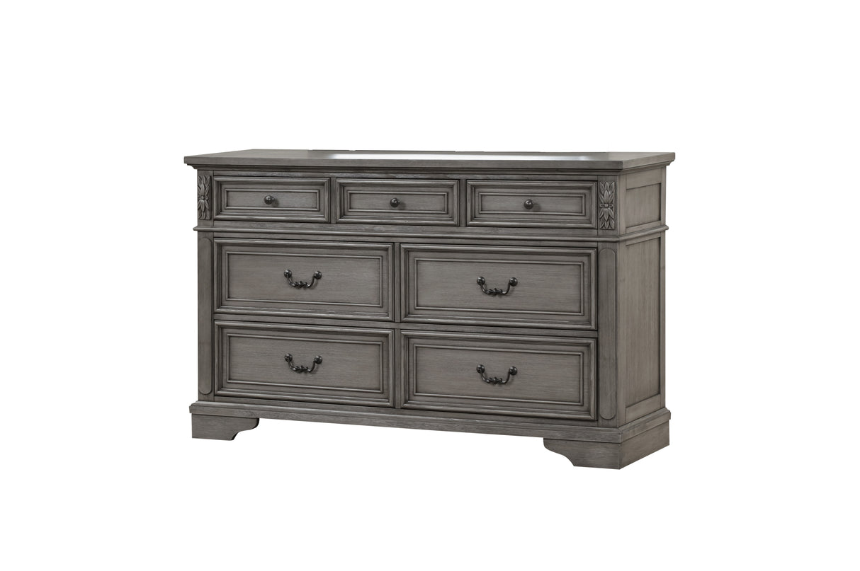 Grace Dresser in Gray - Home Elegance USA