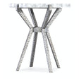 Melange Glendon Side Table Marble & Silver – Hooker Furniture