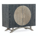 Melange Nolita Two-Door Cabinet by Hooker Furniture – Transitional Living Room Storage, Charcoal Finish