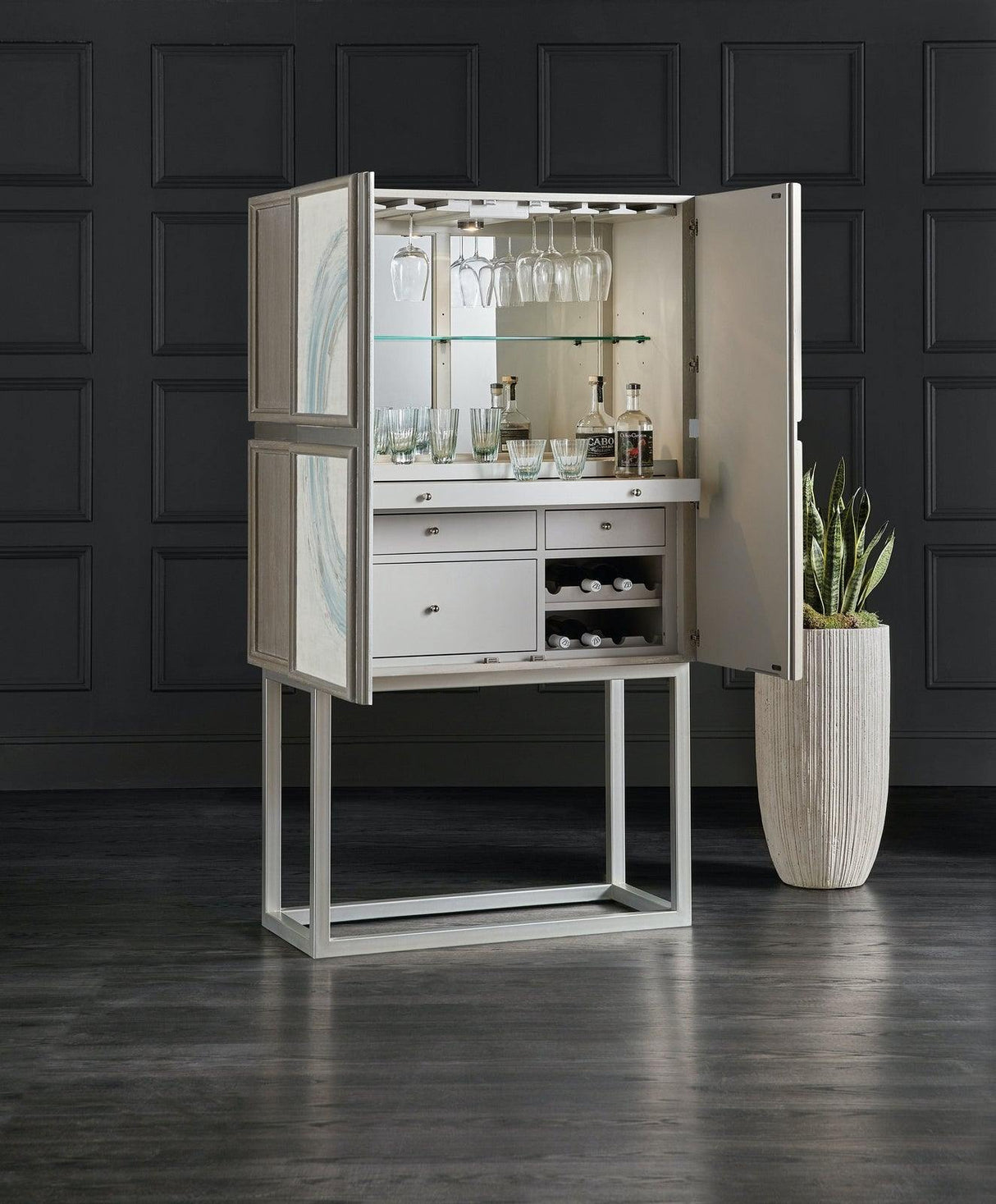 Hooker Furniture Melange Kandin Bar Cabinet