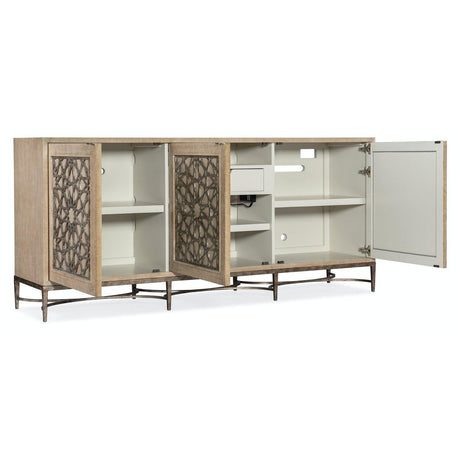 Hooker Furniture Melange Suzani Three Door Entertainment Console