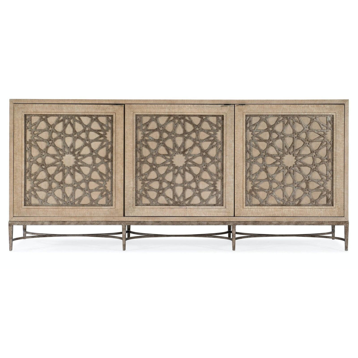 Hooker Furniture Melange Suzani Three Door Entertainment Console