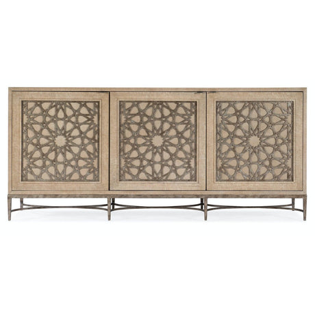 Hooker Furniture Melange Suzani Three Door Entertainment Console