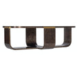 Melange Edmun Rectangle Cocktail Table Dark Wood | Hooker