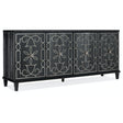 Melange Madeline Four-Door Credenza with Silver Accents – Hooker Furniture