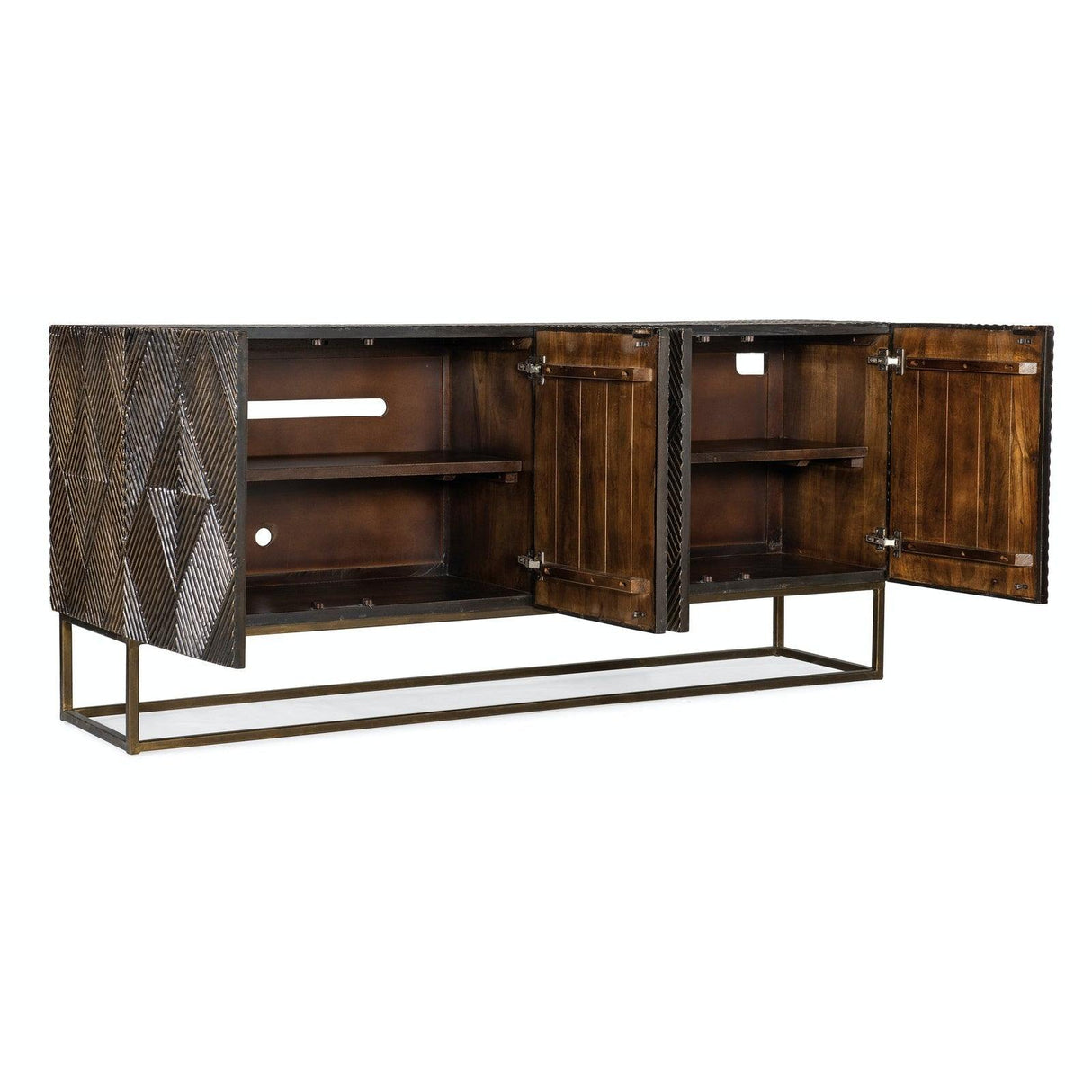 Hooker Furniture Melange Marcellus Four Door Credenza