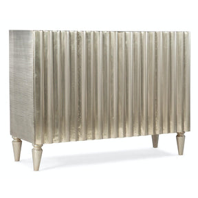 Melange Mackenna Two Door Chest in German Silver Foil | Hooker