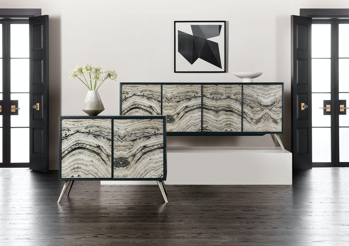 Hooker Furniture Melange Rockee Four Door Credenza