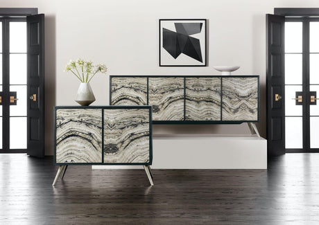 Hooker Furniture Melange Rockee Four Door Credenza