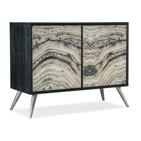 Melange Rockee Two Door Chest with Geode Glass | Hooker