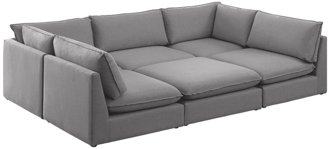 Mackenzie - Modular Sectional 6 Piece - Gray - Home Elegance USA