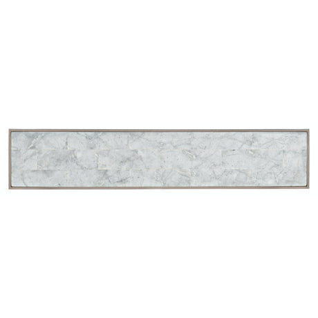 Hooker Furniture White Venetian Marble Console Table