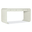 Serenity Bayport Writing Desk 60 inch in White Raffia and Wood - Hooker Furniture