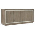 Serenity Tulum Media Storage Cabinet in Gray Oak - Hooker Furniture