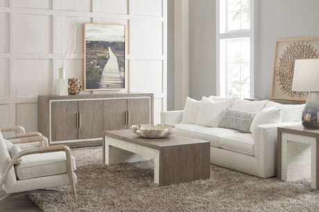 Serenity Tulum Media Storage Cabinet in Gray Oak - Hooker Furniture