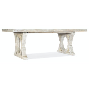 Serenity Topsail 122-Inch Rectangle Dining Table in Surf White Oak Finish – Hooker Furniture