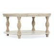 Serenity Bahari Round Cocktail Table Surf Whitewashed Oak | Hooker