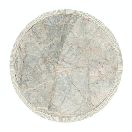 Serenity Swale Round Side Table Gray Marble – Hooker Furniture