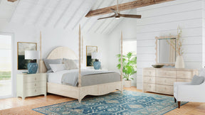 Serenity Antigua Three Drawer Nightstand Shell White – Hooker Furniture