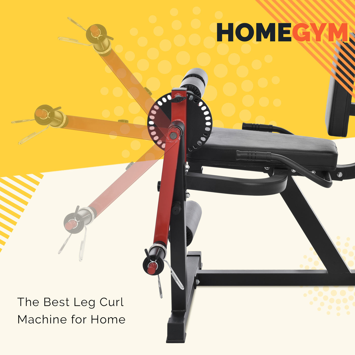 Leg Extension and Curl Machine - Leg Exercise Machine with Adjustable Seat Backrest and Rotary Leg Extenstion, Adjustable Leg Curl for Home Gym Hamstring Workout and Quadriceps Exercises