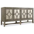 Diamante Console Cabinet Antique Mirror Light Cherry – Hooker Furniture