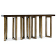 Connelly Hall Console Table Dark Walnut & Gold – Hooker Furniture
