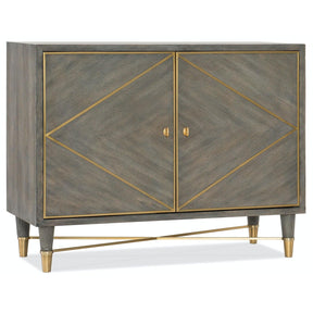 Melange Breck Chest in Gray Wood & Copper Accents - Hooker Furniture