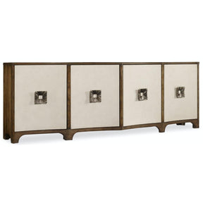 Melange Credenza with Adjustable Shelves & Wire Management – Hooker Furniture