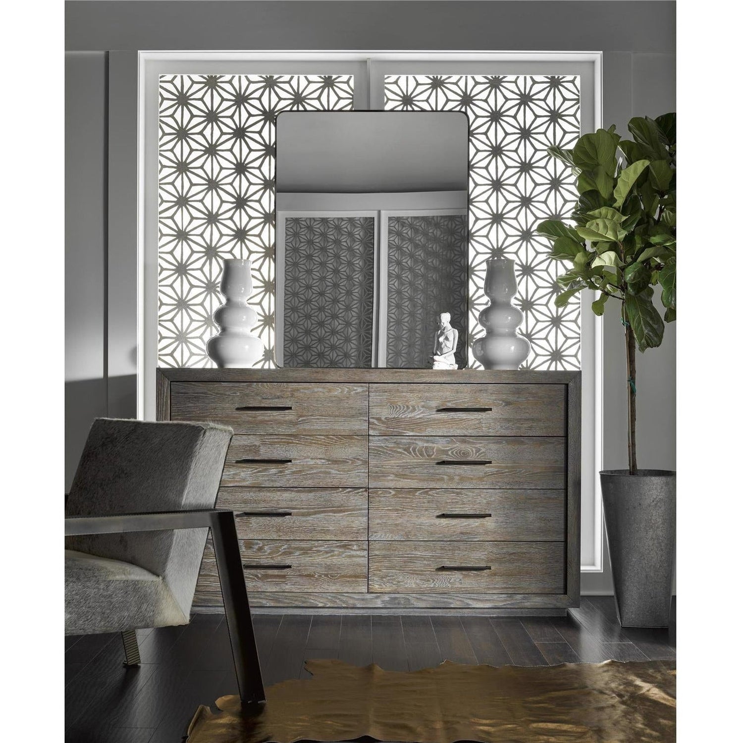 Modern Accent Mirror | Universal