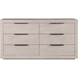 Huston Dresser Quartz Finish with 6 Drawers | Universal