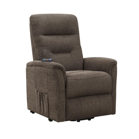 Coaster Furniture Fabric Lift Chair With Heat And Massage 609404P - Home Elegance USA