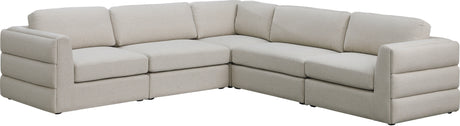 Beckham - Modular Sectional 5 Piece - Beige - Modern & Contemporary - Home Elegance USA