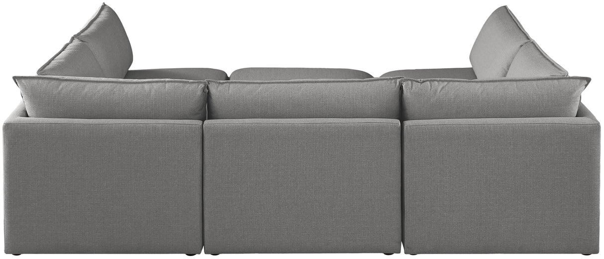 Mackenzie - Modular Sectional 6 Piece - Gray - Home Elegance USA