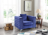 Glory Furniture Paige G829A-C Chair , BLUE - Home Elegance USA