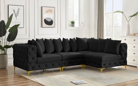 Tremblay - Modular Sectional 4 Piece - Black - Home Elegance USA