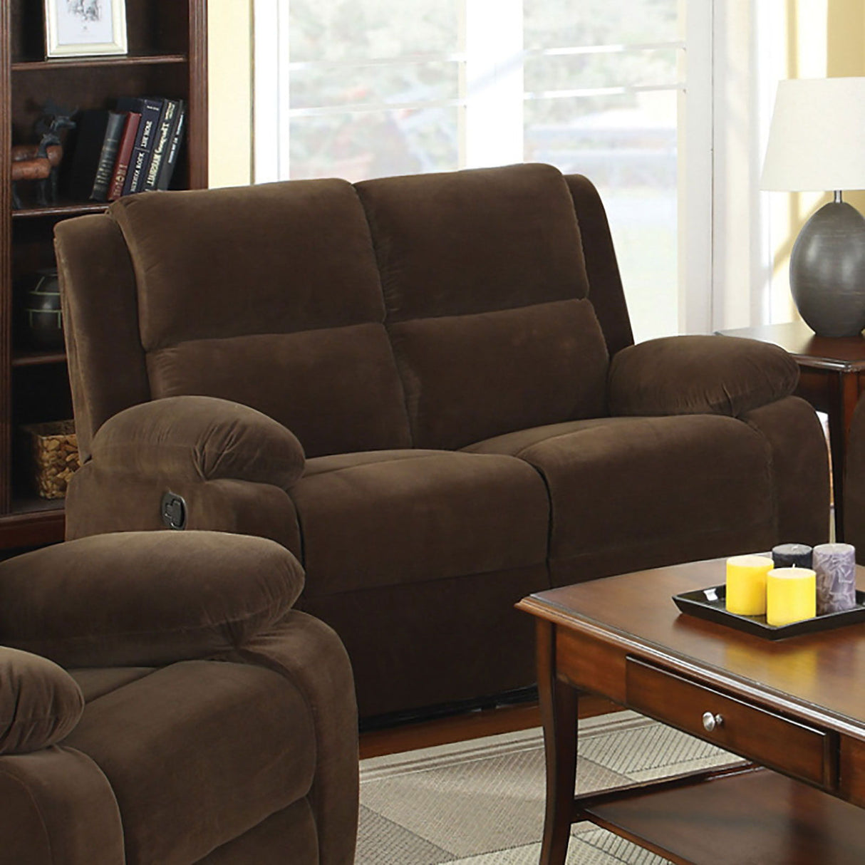 Haven - Sofa & Love Seat & Chair - Dark Brown - Home Elegance USA