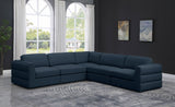 Beckham - Modular Sectional 5 Piece - Navy - Modern & Contemporary - Home Elegance USA