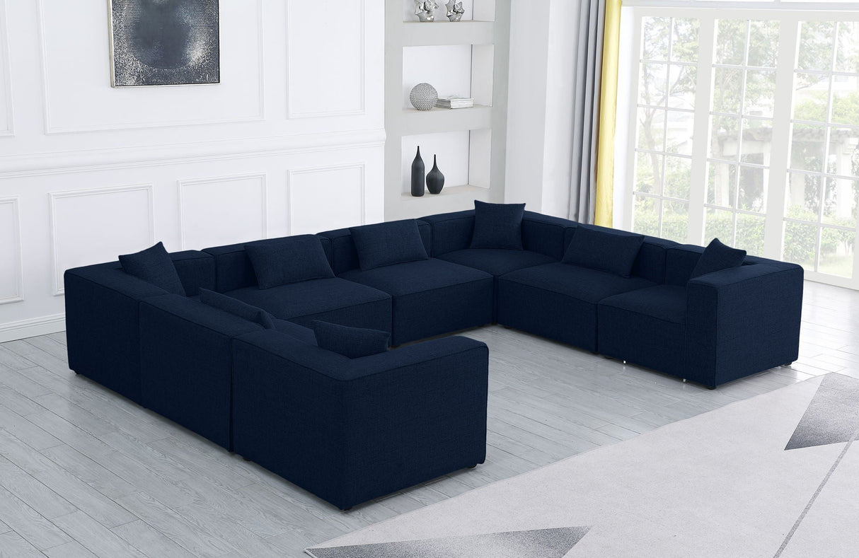 Cube - Modular Sectional - Navy - 630Navy - Sec8A - Home Elegance USA - 3