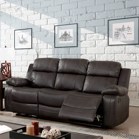 Pondera - Sofa & Loveseat - Dark Brown - Home Elegance USA