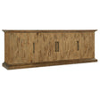 Big Sky Media Console in Vintage Natural Hickory Finish – Hooker Furniture
