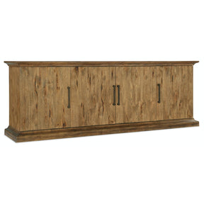 Big Sky Media Console in Vintage Natural Hickory Finish – Hooker Furniture