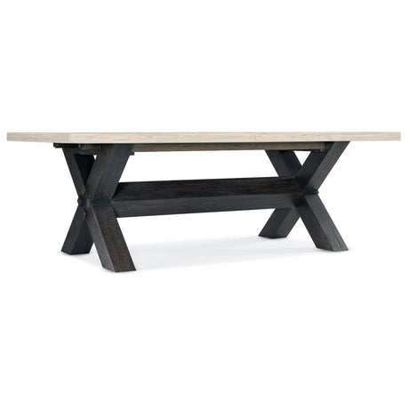 Hooker Furniture Big Sky Trestle Dining Table With 2-20In Leaves