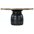 Big Sky 60-Inch Round Dining Table Vintage Natural & Charred Timber – Hooker Furniture