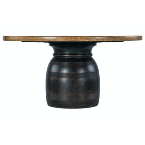 Big Sky 60-Inch Round Dining Table Vintage Natural & Charred Timber – Hooker Furniture