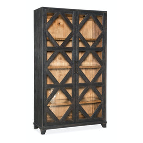 Big Sky Display Cabinet Charred Timber | Hooker