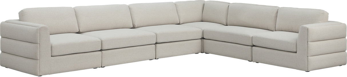 Beckham - Modular Sectional 6 Piece - Beige - Home Elegance USA